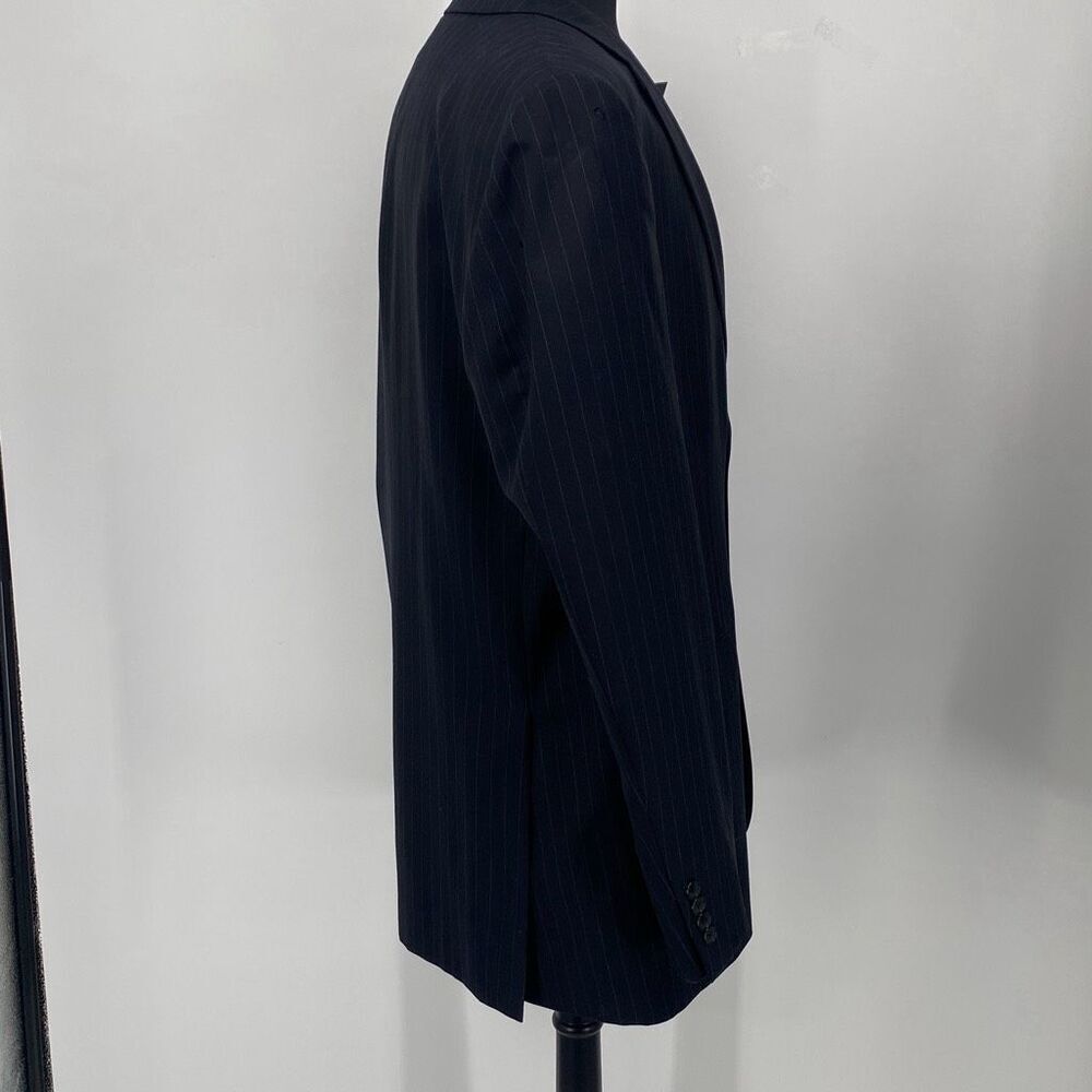 New Jos.A Bank Traveler’s Collection Men's Jacket Pants Suit 2 Piece Black *FLAW - Picture 4 of 17